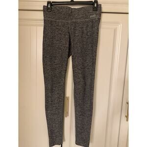 PINK Victoria's Secret Heather Gray Jog Workout Yoga Pants Side Logo Small